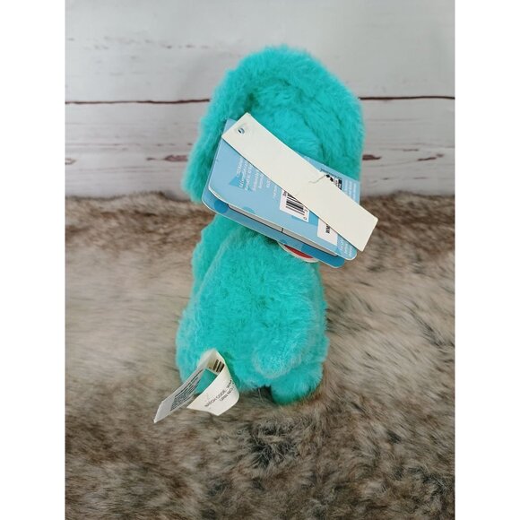 Kid Connection Teal Plush Walking Dinosaur Stuffed Animal‎ Toy Orange Horns Tags - Picture 4 of 8